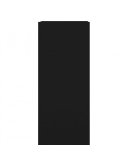 Libreria/Divisorio Nero 40x30x72 cm
