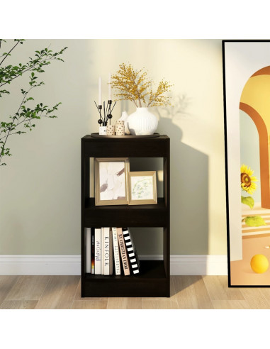 Libreria/Divisorio Nero 40x30x72 cm