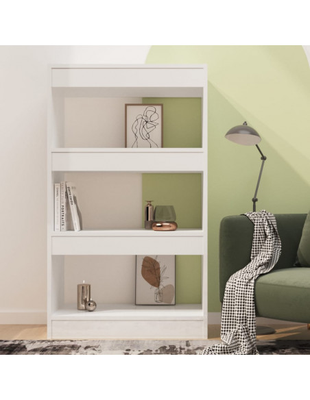 Libreria/Divisorio Bianco Lucido 60x30x103 cm