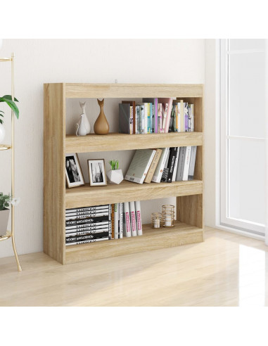 Libreria/Divisorio Rovere Sonoma 100x30x103 cm