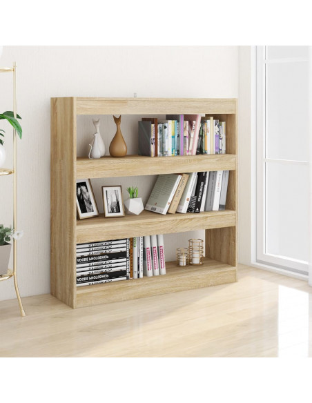 Libreria/Divisorio Rovere Sonoma 100x30x103 cm