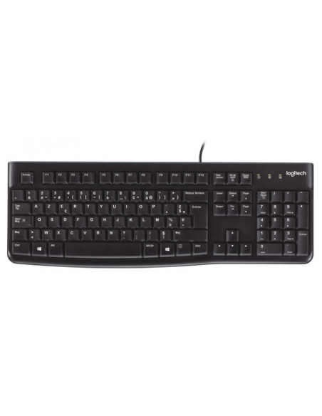 Logitech Keyboard K120 for Business tastiera Universale USB AZERTY Francese Nero