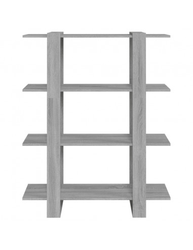 Libreria/Divisorio Grigio Sonoma 100x30x123,5 cm