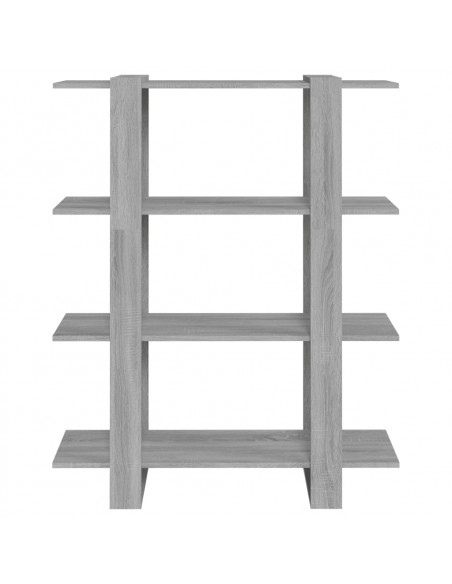 Libreria/Divisorio Grigio Sonoma 100x30x123,5 cm