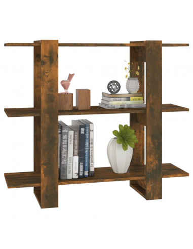 Libreria/Divisorio Rovere Fumo 100x30x87 cm