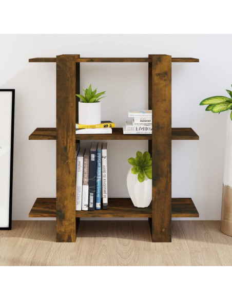 Libreria/Divisorio Rovere Fumo 80x30x87 cm