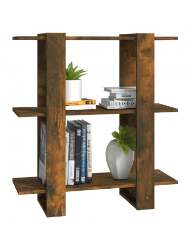 Libreria/Divisorio Rovere Fumo 80x30x87 cm