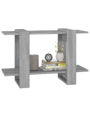 Libreria/Divisorio Grigio Sonoma 80x30x51 cm