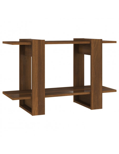 Libreria/Divisorio Rovere Marrone 80x30x51 cm