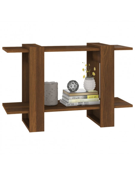 Libreria/Divisorio Rovere Marrone 80x30x51 cm