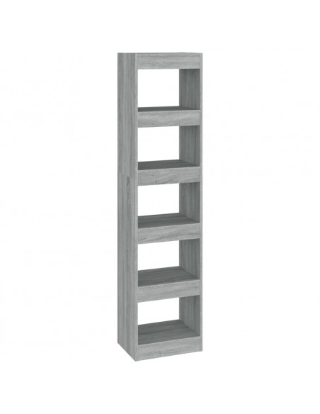 Libreria/Divisorio Grigio Sonoma 40x30x166 cm