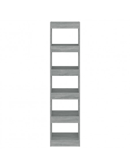 Libreria/Divisorio Grigio Sonoma 40x30x166 cm