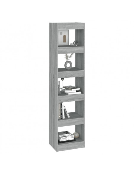 Libreria/Divisorio Grigio Sonoma 40x30x166 cm