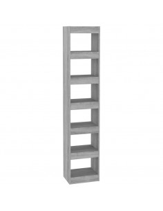 Libreria/Divisorio Grigio Sonoma 40x30x198 cm 2
