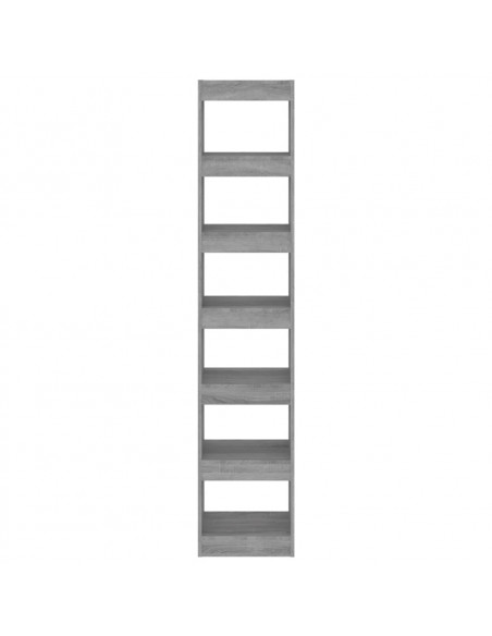 Libreria/Divisorio Grigio Sonoma 40x30x198 cm