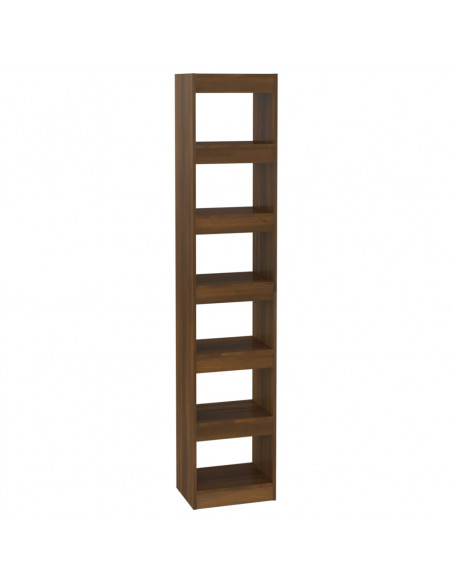 Libreria/Divisorio Rovere Marrone 40x30x198 cm