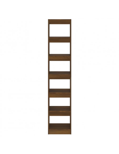 Libreria/Divisorio Rovere Marrone 40x30x198 cm