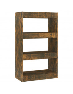 Libreria/Divisorio Rovere Fumo 60x30x103 cm in Truciolato 2
