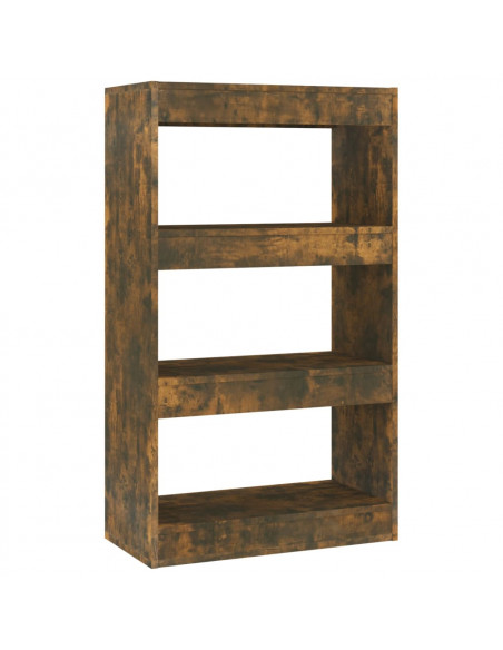 Libreria/Divisorio Rovere Fumo 60x30x103 cm in Truciolato