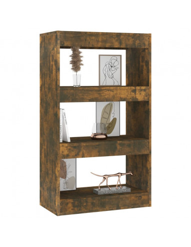 Libreria/Divisorio Rovere Fumo 60x30x103 cm in Truciolato