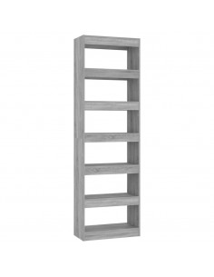 Libreria/Divisorio Grigio Sonoma 60x30x198 cm 2