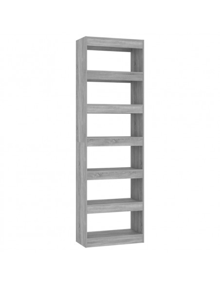 Libreria/Divisorio Grigio Sonoma 60x30x198 cm