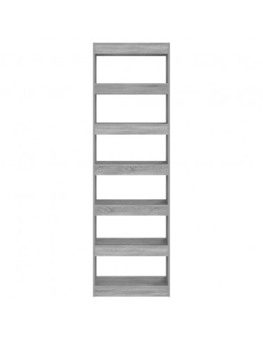 Libreria/Divisorio Grigio Sonoma 60x30x198 cm