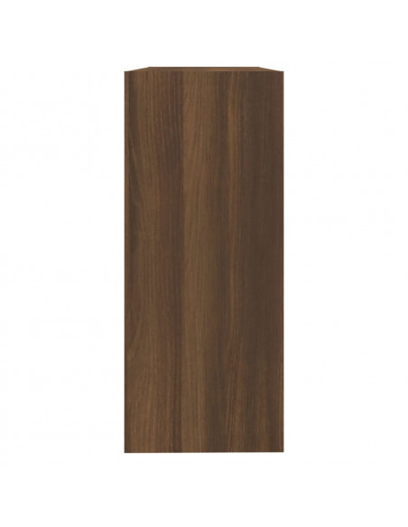 Libreria/Divisorio Rovere Marrone 100x30x72 cm
