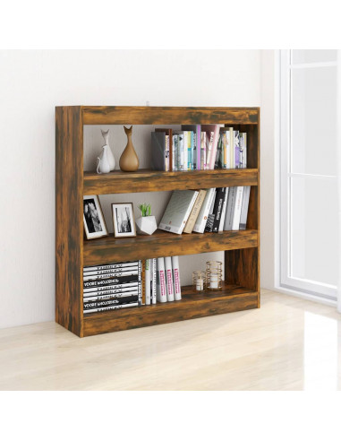 Libreria/Divisorio Rovere Fumo 100x30x103 cm