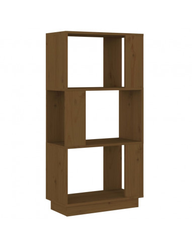 Libreria/Divisorio Miele 51x25x101 cm in Legno Massello di Pino