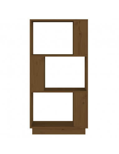 Libreria/Divisorio Miele 51x25x101 cm in Legno Massello di Pino