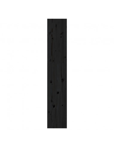 Libreria/Divisorio Nero 60x30x167,5 cm in Massello di Pino