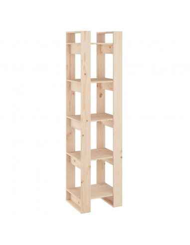 Libreria/Divisorio 41x35x160 cm in Legno Massello di Pino