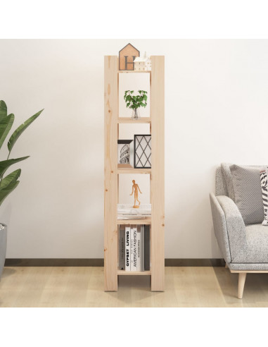 Libreria/Divisorio 41x35x160 cm in Legno Massello di Pino