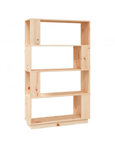 Libreria/Divisorio 80x25x132 cm in Legno Massello di Pino