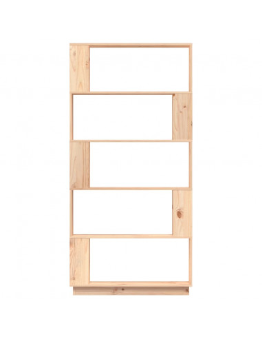 Libreria/Divisorio 80x25x163,5 cm Legno Massello di Pino