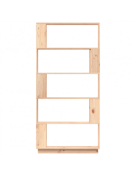 Libreria/Divisorio 80x25x163,5 cm Legno Massello di Pino