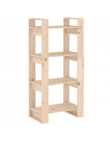 Libreria/Divisorio 60x35x125 cm in Legno Massello di Pino