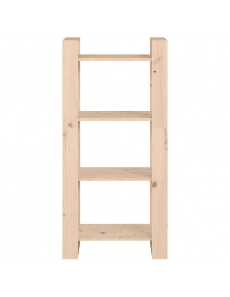 Libreria/Divisorio 60x35x125 cm in Legno Massello di Pino