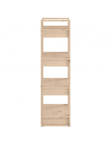 Libreria/Divisorio 60x35x125 cm in Legno Massello di Pino