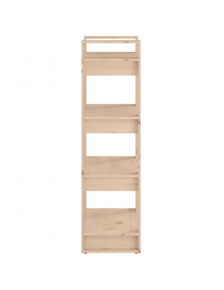 Libreria/Divisorio 60x35x125 cm in Legno Massello di Pino