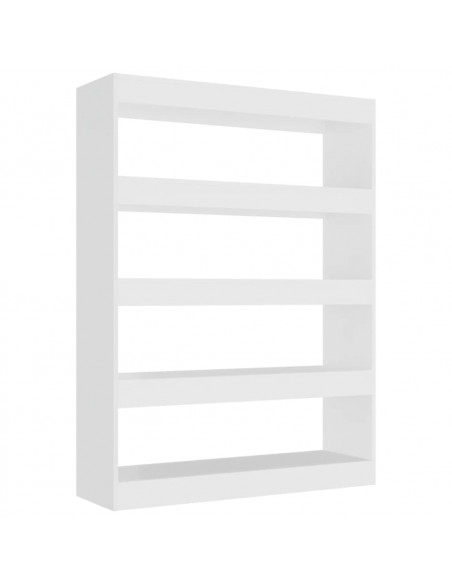Libreria/Divisorio Bianco 100x30x135 cm