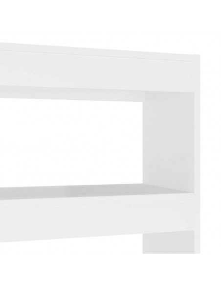 Libreria/Divisorio Bianco 100x30x135 cm