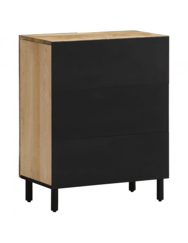 Credenza 60x33x75 cm in Legno Massello di Mango