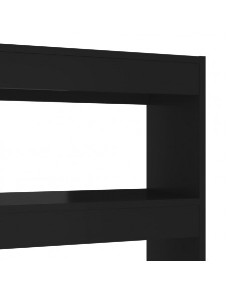 Libreria/Divisorio Nero 100x30x135 cm