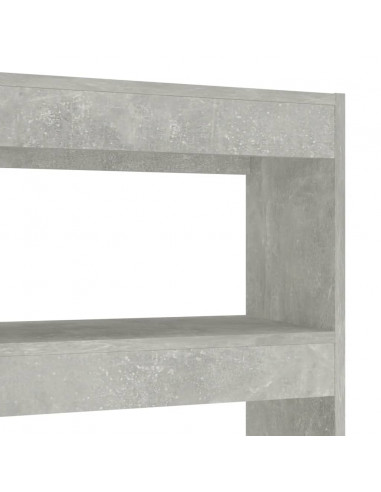 Libreria/Divisorio Grigio Cemento 100x30x135 cm