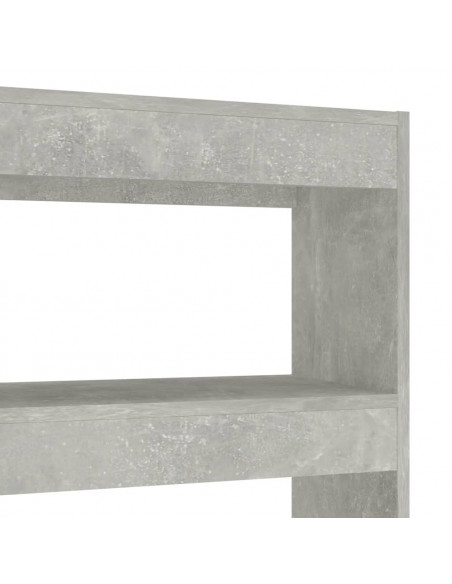 Libreria/Divisorio Grigio Cemento 100x30x135 cm