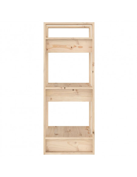 Libreria/Divisorio 41x35x91 cm in Legno Massello di Pino