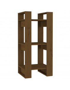 Libreria/Divisorio Miele 41x35x91 cm in Legno Massello 2