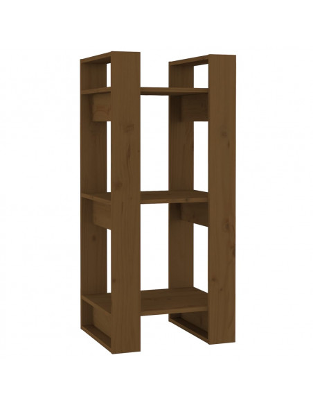 Libreria/Divisorio Miele 41x35x91 cm in Legno Massello
